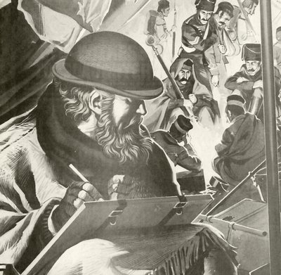 William Howard Russell, den første krigskorrespondent af English School